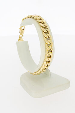 14 karaat gouden Gourmet armband - 18,8 cm