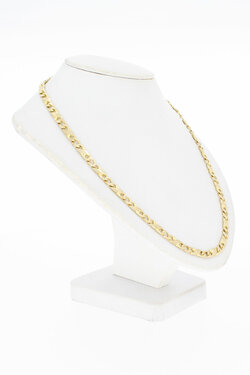 14 Karaat gouden Gourmet Infinity ketting - 46,6 cmuden Gourmet Infinity schakel Collier - 46,6 cm