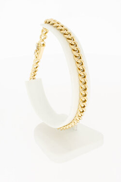 14 Karaat Gourmet dames armband - 17 cm
