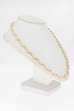 14 Karaat gouden damesketting - 45,5 cm