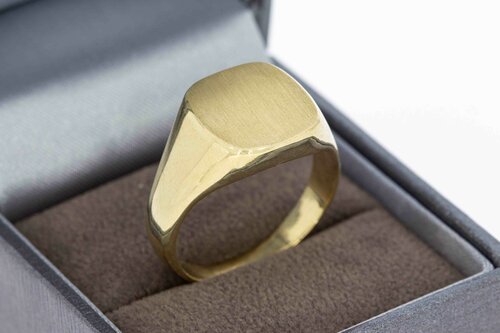 14 karaat goud heren Zegelring - 20,6 mm