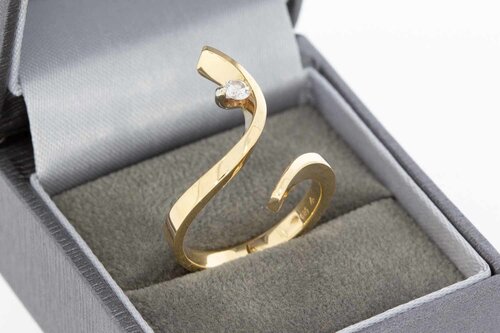 14 Karaat goud "Frans Zeegers" ring - 18,2 mm