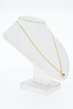 14 Karaat gouden edelsteen hanger