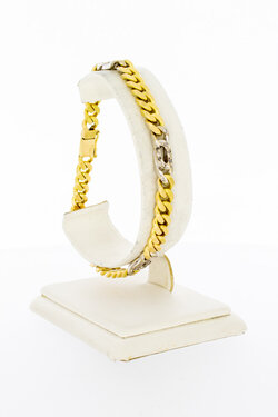 Gourmet armband 18 Karaat goud - 21 cm