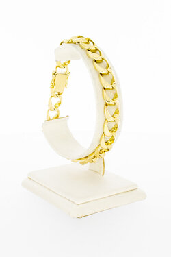 Gourmet armband 14 Karaat goud - 20,2 cm