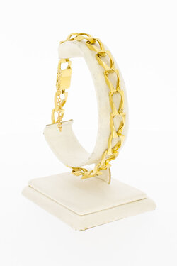 18 Karaat goud gourmet armband - 21,3 cm