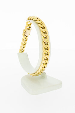18 Karaat Gourmet armband goud - 22,1 cm