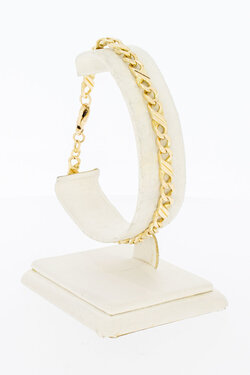 14 Karaat gouden Infinity armband - 21,1 cm