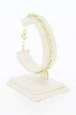 14 Karaat Anker schakelarmband - 20,9 cm