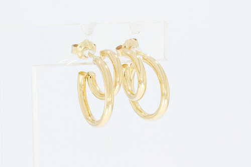14 Karaat gouden dames oorringen - 1,6 cm