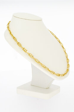 14 karaat goud Gourmet armband - 21 cm