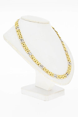 18 Karaat bicolor Gourmet ketting - 44,7 cm