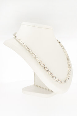 Zilveren Koningsketting (925) - 56 cm