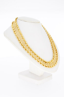 18 Karaat "Versace style" Collier - 42,3 cm