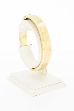 14 karaat brede Slavenarmband goud