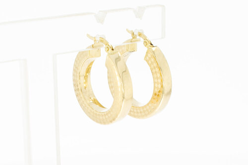 14 Karaat geel goud Creolen - 2,4 cm