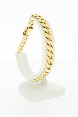 Gourmet 14 Karaat goud armband  - 21,9 cm