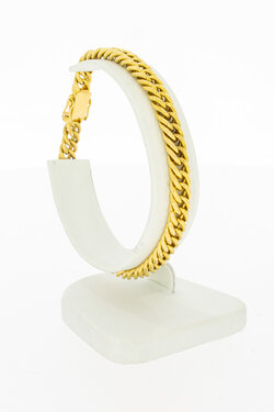Gourmet armband 20 Karaat goud - 19,4 cm
