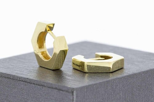 14 Karaat geel gouden Creolen - 1,4 cm