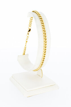 14 karaat goud Gourmet armband - 23 cm