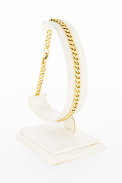 14 karaat goud Gourmet armband -  22,5 cm