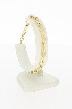 14 karaat goud Anker armband -  21,4 cm