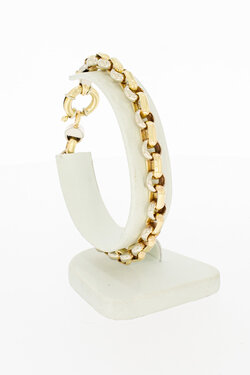 14 karaat gouden Ankerarmband - 21 cm