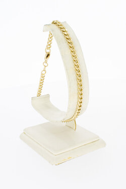 14 Karaat goud Gourmet armband - 23,6 cm