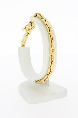 14 Karaat geelgouden Anker-armband - 21,6 cm