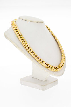 18 Karaat brede Gourmet Collier - 43,8 cm