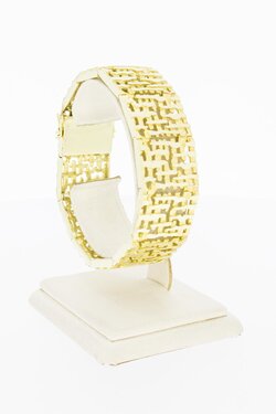 14 karaat brede gouden armband - 18,8 cm (60,2 g)