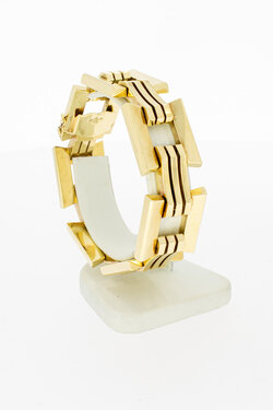 14 karaat brede gouden armband - 20,1 cm (46,8 g)