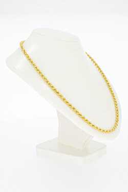18 kaart goud Koordketting - 52,4 Cm