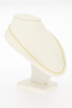 14 karaat gouden gevlochten ketting - 50 cm
