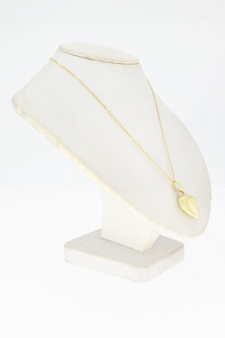 Gouden hartjeshanger dames 14 karaat - 18,4 mm