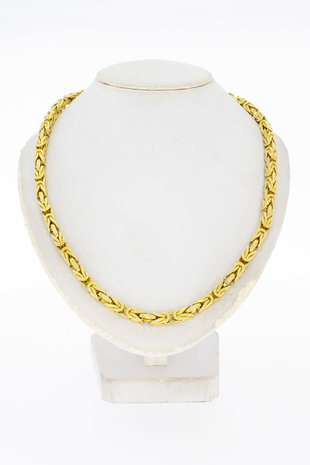 18 Karaat gouden Koningsketting -byzantijns-- 61 cm