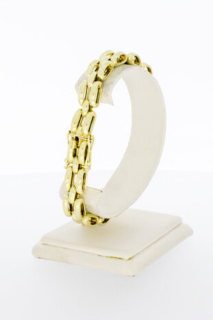 14 Karaat gouden Tankarmband - 20,8 cm