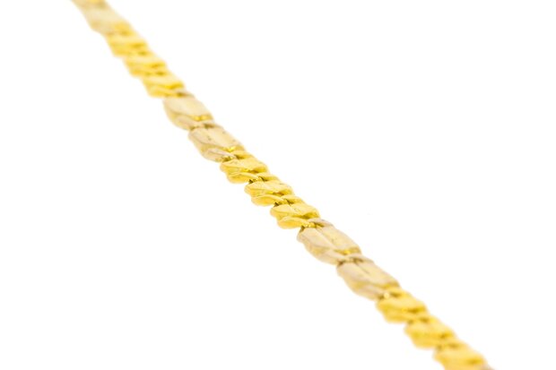 14 Karaat gouden Valkoog armband - 20 cm
