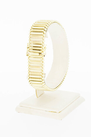Vintage Spijltjes gouden armband 14 Karaat - 19,6 cm