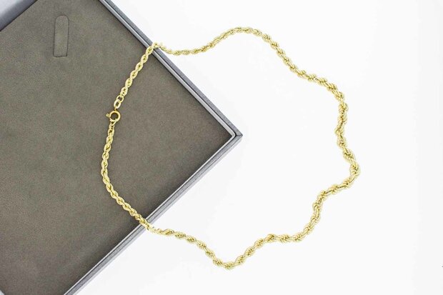 14 Karaat oplopende gouden Koord ketting - 47,6 cm