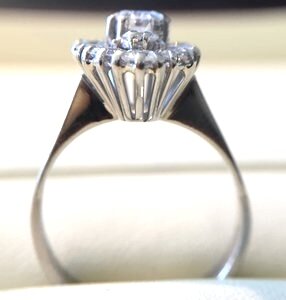 Gouden diamant ring 18 Karaat - 17,9 mm