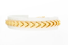 18 Karaat gouden Fantasie armband - 20,6 cm
