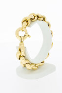 18 Karaat gouden Anker armband - 21,7 cm