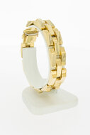 14 Karaat gouden Tank armband - 18,9 cm