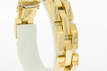14 Karaat gouden Tank armband - 18,9 cm
