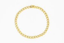 18 Karaat gouden Gourmet armband - 22,3 cm