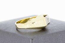 14 Karaat gouden Statement Diamantring - 17,3 mm