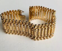 18 Karaat geelgouden Vintage armband - 19 cm