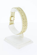 14 Karaat gouden gevlochten armband - 19,9 cm