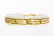 Gouden 14 Karaat  Staafjes armband - 19,2 cm